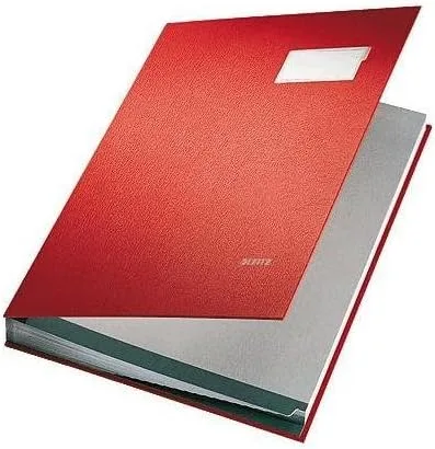Vista 7 de Leitz 57000195 Libro de firma expandible con 20 separadores de tarjetas, A4, negro, 57000095