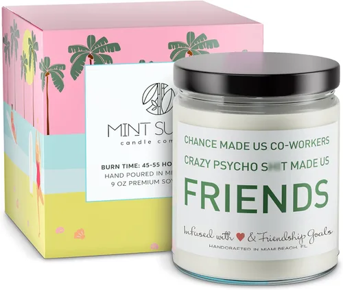 Vista 9 de Velas para compañeros de trabajo – Regalo divertido para compañero de trabajo – Vertido a mano en los Estados Unidos – 9 oz – Lindas ideas