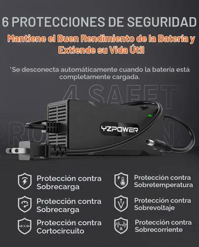 Vista 6 de Cargador de 42 V 2 A para scooter eléctrico Gotrax, compatible con GXL V2 G4 Apex XR Elite, compatible con Hiboy S2 S2 Pro KS4, Hover-1 Journey