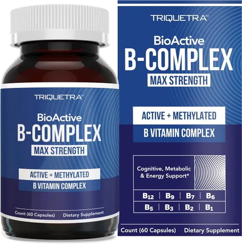 Vista 8 de BioActive Complejo de vitamina B, listo para el flujo sanguíneo, complejo B metilado, con metilfolato, 3 formas bioactivas de B12, BenfoPure® B1