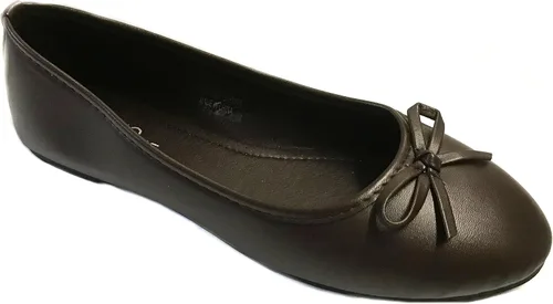 Vista 3 de Shoes 18 Womens Ballerina Ballet Flats Shoe with Bow