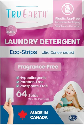 Vista 7 de Tru Earth Hojas compactas de detergente seco para ropa – hasta 768 cargas (384 unidades) – Sin parabenos – Detergente sin líquido original