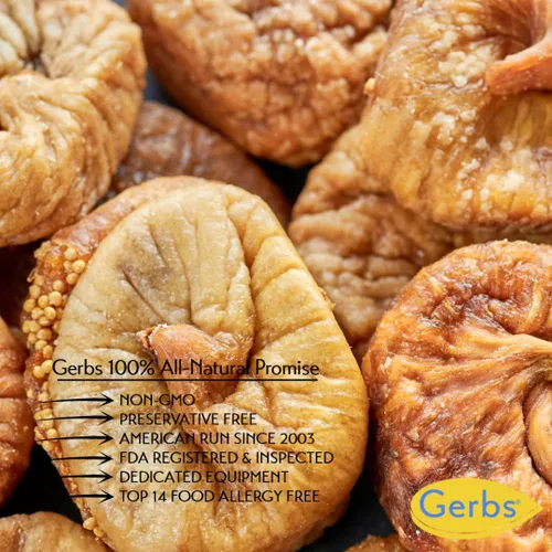 Vista 9 de Frutas secas GERBS, Top 14 libres de alergia alimentaria, sin sulfuro, sin conservantes, sin OMG, vegano