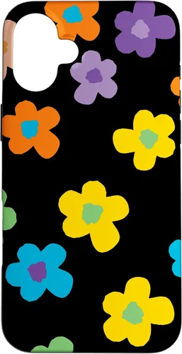 Vista 23 de Cute Flower Pattern Multicolor Wildflower Floral Yellow Case for iPhone 17