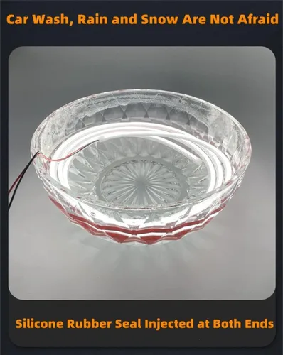 Vista 4 de Kit de haz de capó de arranque con escaneo dinámico 2023, tira LED exterior para automóvil, tira de luz LED flexible para capó, tira de luz para Azul