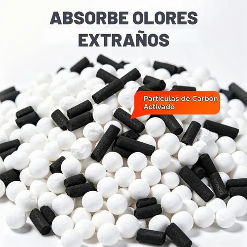 Vista 2 de Vacplus Absorbedor de humedad, 10.5 onzas, fuerte absorción, carbón