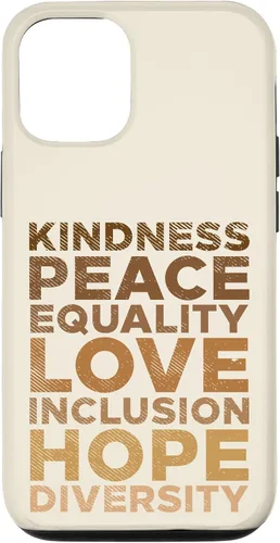 Vista 26 de iPhone 16 Kindness Peace Equality Black African Pride Melanin BLM Gift Case