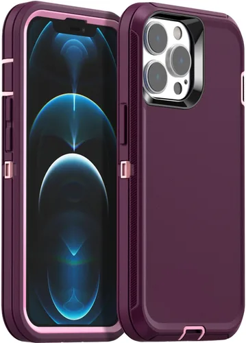 Vista 17 de AICase Funda para iPhone 12 Pro Max (6.7"), resistente protección contra caídas, cuerpo completo, a prueba de golpes, a prueba de polvo, protección