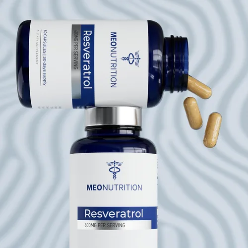 Vista 4 de Resveratrol 600mg – 60 cápsulas Suplemento antioxidante Sin OMG, sin gluten, vegano Apoya el bienestar y la vitalidad Fabricado en Estados