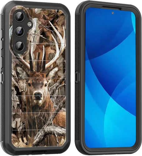 Vista 145 de Funda para Galaxy A15 5G, cuerpo completo, protección contra caídas, a prueba de polvo, resistente de 3 capas, militar, resistente, duradera