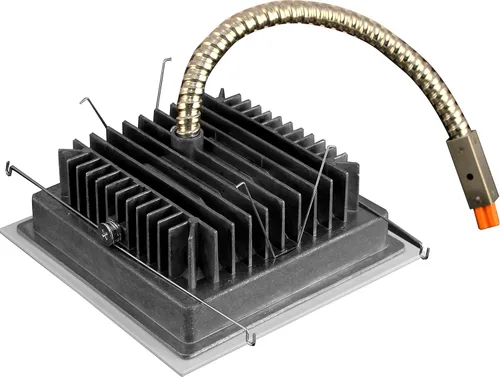Vista 3 de NICOR Kit de iluminación de 5 pulgadas cuadrado de nueva construcción con carcasa en 3000K (DLQ5-10-120-3K-WH)
