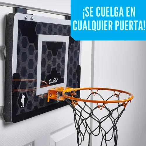 Vista 5 de EastPoint Sports Shh Sports - Juego de baloncesto para colocar sobre la puerta, bola de espuma silenciosa, tablero de 18 x 12 pulgadas, a partir