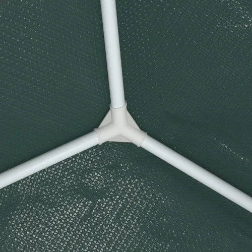 Vista 5 de vidaXL Professional Green Party Tent - UV- and Water- Polyethylene Material - Durable - Steel Frame - 13.1'x19.7'x9