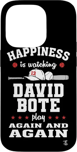 Vista 17 de iPhone 16 David Bote Happiness is Watching Gameday Case