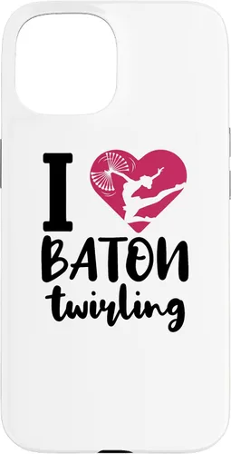 Vista 6 de iPhone 16 I Love Baton Twirling Majorette Baton Twirler Case