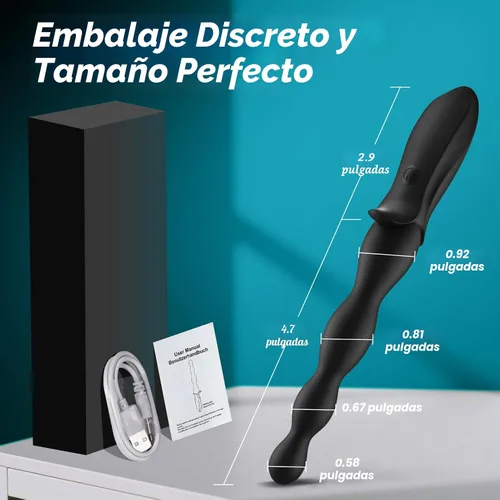 Vista 6 de Enchufe anal vibratorio para principiantes, juguete sexual para adultos, para hombres, mujeres, parejas, masajeador de próstata de silicona flexible