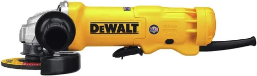 Vista 2 de DEWALT Amoladora angular, 4-1/2 pulgadas, 11 amperios, 11,000 RPM, con sistema de eyección de polvo, con cable (DWE402W)