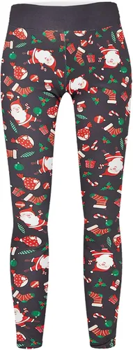 Vista 3 de Pants for Women InterestPrint Women's Snowman Leggings for Yoga Pants Snowflake Pilates Custom Christmas Work Yoga