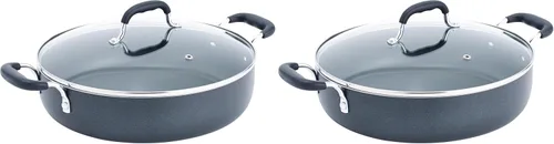 Vista 7 de T-fal B36282 Sartén Antiadherente Profunda con Tapa para Uso Diario con Asas Ergonómicas que se Mantienen Frescas Utensilios de Cocina, 12 Pulgadas