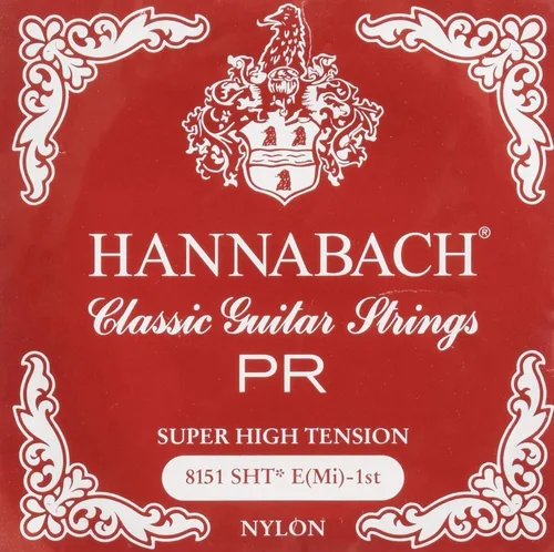 Vista 28 de Hannabach Serie 815 - Cuerda de guitarra (tensión baja) plateada especial, única E1 para guitarra clásica (652511)