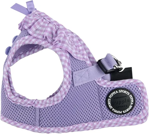 Vista 4 de Puppia Vivien - Arnés tipo chaleco para perro, apto para todas las estaciones, de malla, lindo, sin tirones, sin estrangulamiento, para Pequeño