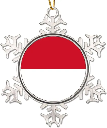 Vista 15 de Adornos de Navidad de Alemania, bandera de Alemania, novedad de metal, copo de nieve, adorno de Navidad, bandera nacional, recuerdo del país