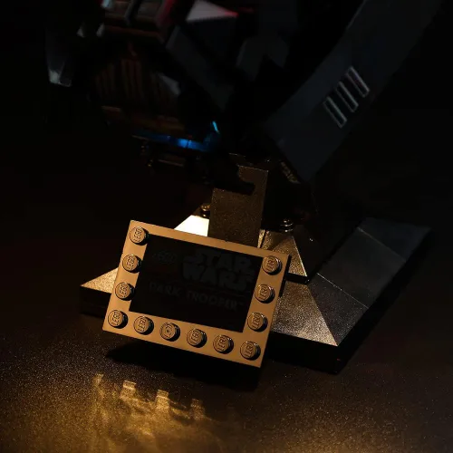Vista 7 de Kyglaring Kit de iluminación LED diseñado para Lego Star Wars Dark Trooper Helmet 75343 Kit de construcción modelo, sin juego de Lego