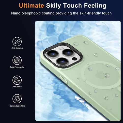 Vista 374 de MOCCA - Funda magnética resistente para iPhone XR de 6.1 pulgadas, compatible con MagSafe, funda con protección contra caídas de grado militar