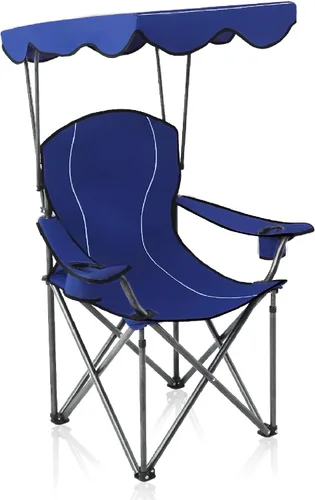 Vista 14 de ALPHA CAMP Sillas de camping con toldo resistente con sombrilla ajustable Heavy duty 400 LBS, Steel Frame, Sturdy, Ergonomic,600D Oxford fabric