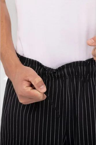 Vista 3 de Chef Works Pantalones de chef holgados de diseñador para hombre