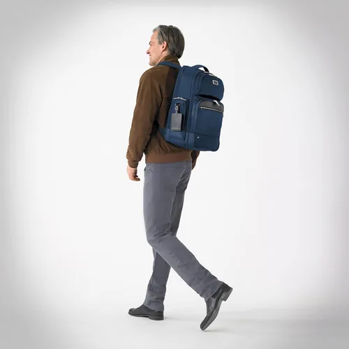 Vista 11 de Briggs & Riley Mochila Work, Azul Marino, Large Cargo Backpack, Work Mochila de carga grande