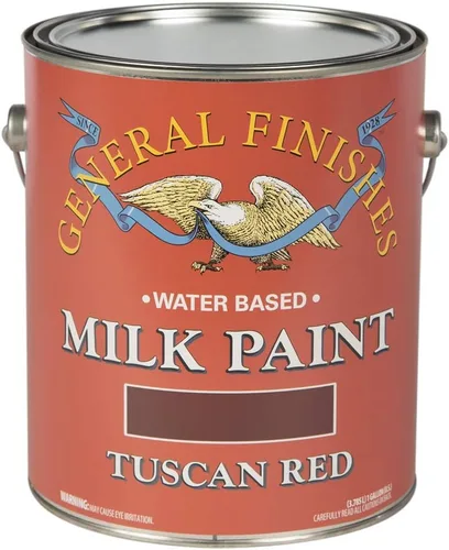 Vista 23 de General Finishes Pintura de leche a base de agua, 1 pinta, blanco antiguo