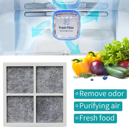 Vista 2 de SEISSO LT120F - Filtro de aire fresco para refrigerador LG, compatible con Kenmore, refresca el aire del refrigerador, absorbe olores, 3 paquetes