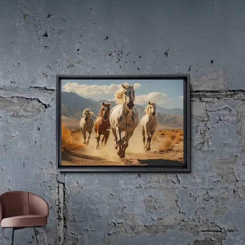 Vista 7 de StoreUSA97 Wild Spirit, Fine Art American Horses Print, Landscape Nature Wildlife, Mountain Mustangs, Fine Art Photography for Captivating Home Wall