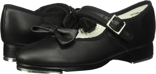 Vista 9 de Capezio 3800 Marie Jane Zapatos de tap para niñas pequeñas/ grandes Negro