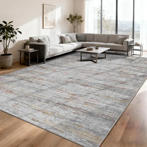 Vista 99 de Alfombra de pasillo lavables de 2 x 5, moderna alfombra abstracta para corredor, alfombra de pasillo de cocina ultrafina con respaldo