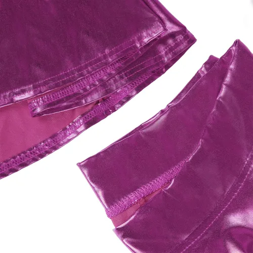 Vista 5 de HDE Falda de patinadora circular acampanada y acampanada para mujer
