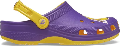 Vista 4 de Crocs Zuecos clásicos de Los Angeles Lakers de la NBA para hombre