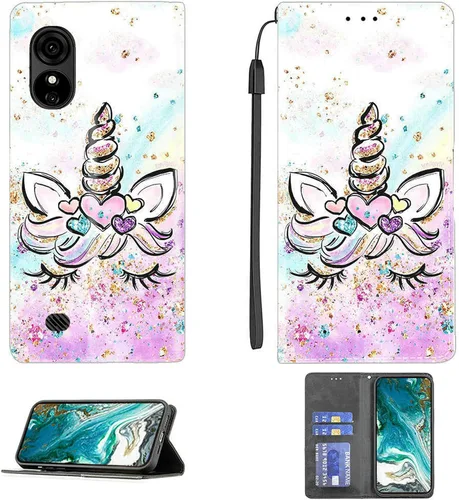 Vista 49 de Aroepurt Funda para UMIDIGI G1 Plus compatible con UMIDIGI G1 Plus Funda para teléfono Funda de piel sintética con función atril magnética CPT15