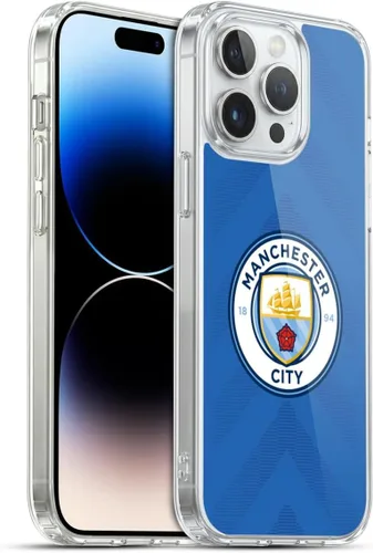 Vista 31 de Head Case Designs Funda de gel con licencia oficial del Manchester City Man City FC Away 2022/23 [protección de grado militar] compatible con Apple