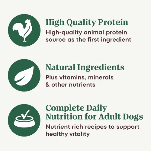 Vista 3 de Nutro Hearty Stew - Alimento húmedo natural sin granos para perros adultos, trozos en salsa, estofado abundante de res, tomate, zanahoria