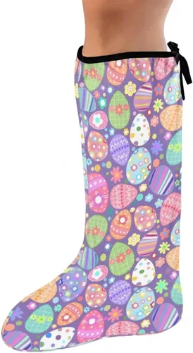 Vista 29 de Funda de fundición de pierna verde para pie de gato negro, funda decorativa para patas, regalo del día de San Patricio, debajo de la rodilla, manga