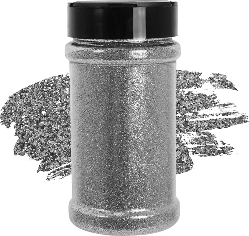 Vista 31 de Purpurina negra ultrafina, 16 onzas (1 libra), purpurina fina para manualidades de resina, uñas, vasos, slime, cosméticos y decoración de festivales