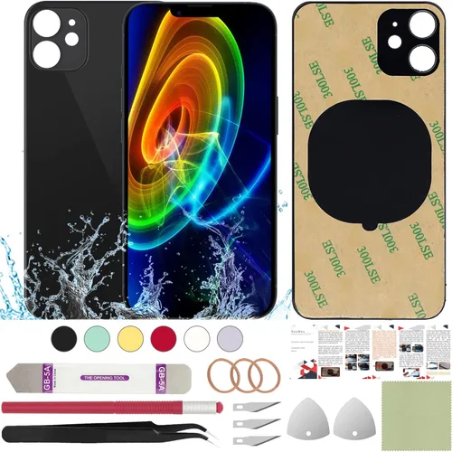 Vista 58 de Funda trasera de repuesto compatible con iPhone 8 de 4.7" + Herramientas profesionales (Gris espacial) Incluye herramientas profesionales, cinta