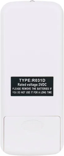 Vista 4 de R031D Relaced Control remoto apto para portador/Midea/KORYO aire acondicionado R031E