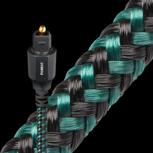 Vista 2 de AudioQuest Forest OptiLink Full to 0.138 in cable de audio óptico 2.5 ft m
