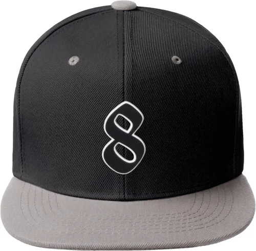 Vista 210 de Daxton Gorra clásica con visera de billete plano con letras del alfabeto inglés antiguo de la A a la Z