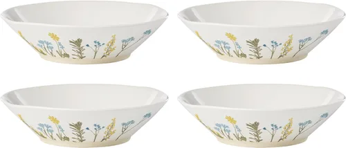 Vista 20 de Lenox Wildflowers - Juego de vajilla de cerámica de 12 piezas para 4