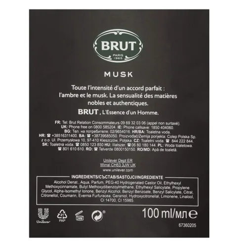 Vista 3 de Brut Musk Eau De Toilette Spray para hombre (3.4 onzas/3.4 fl oz)