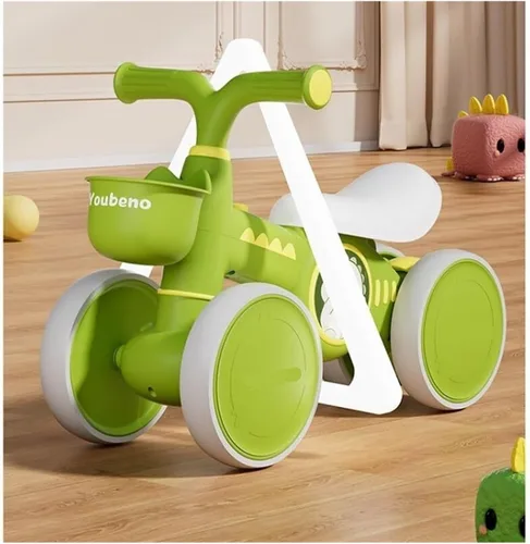 Vista 4 de Ride on Toys Baby Balance Bikes 4 Wheel Wiggle Car Wiggle car Green
